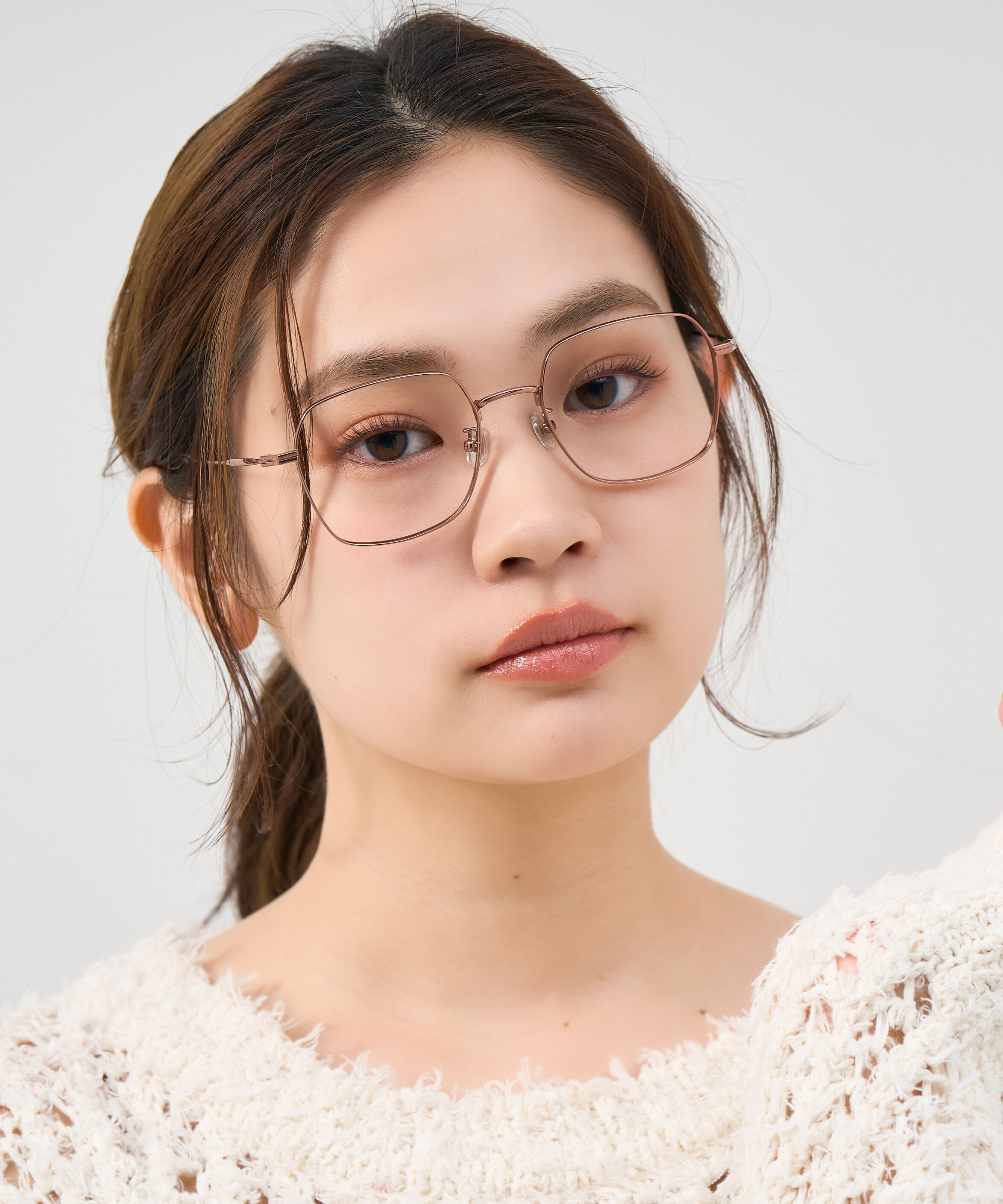  「ウェリントン型 メガネ｜少し角張ったウェリントンフレーム 伊達メガネ 度付きメガネ レンズ交換券付き」|メガネ|