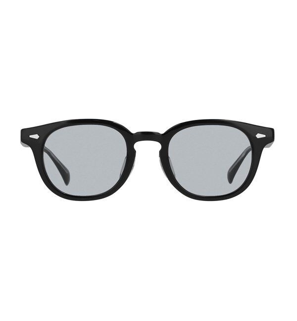  「ウェリントン型 サングラス カラーレンズ クリアフレーム べっ甲フレーム 」|サングラス|ブラック系その他1