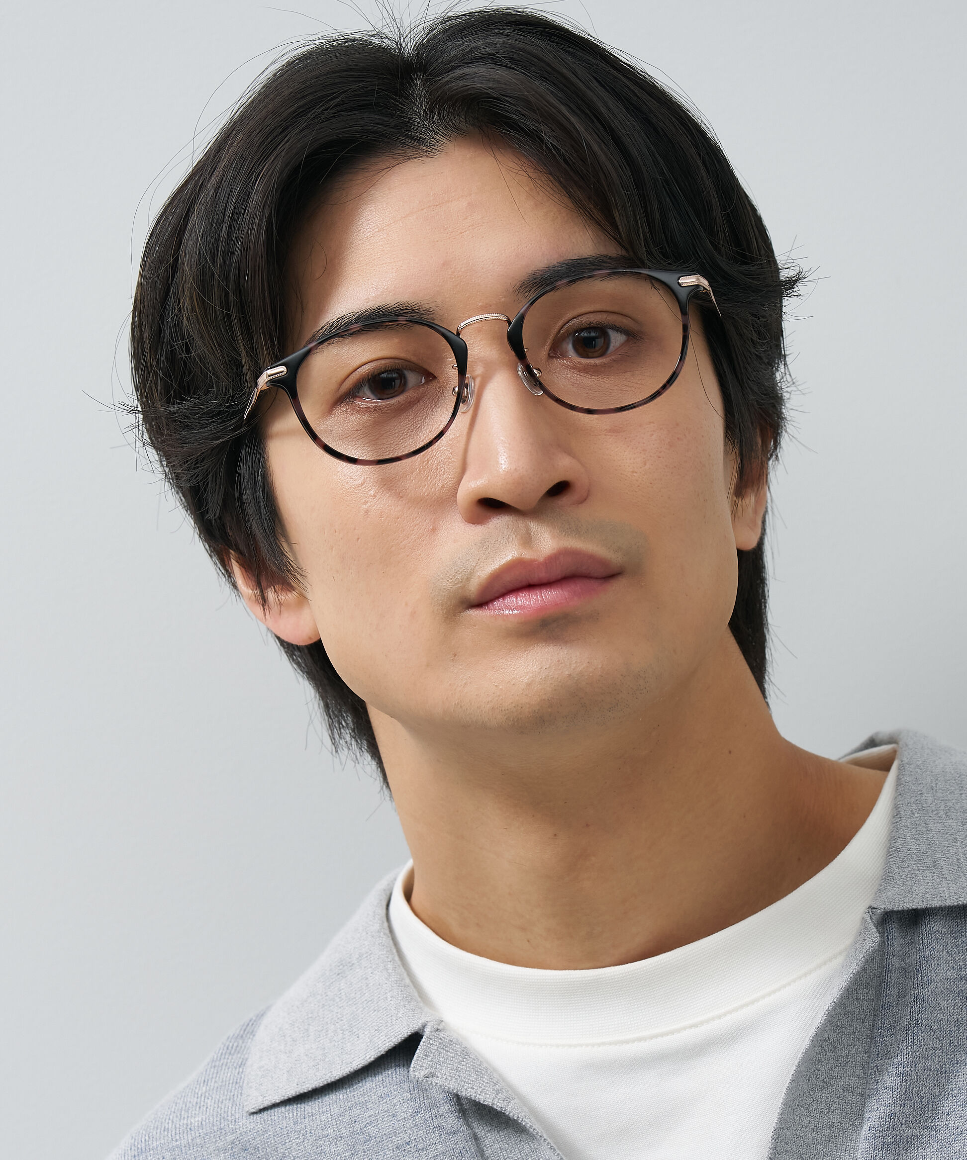  「ボストン型 軽量 メガネ｜ 軽量素材&times;チタン 大人可愛いメガネフレーム レンズ交換券付き」|メガネ|