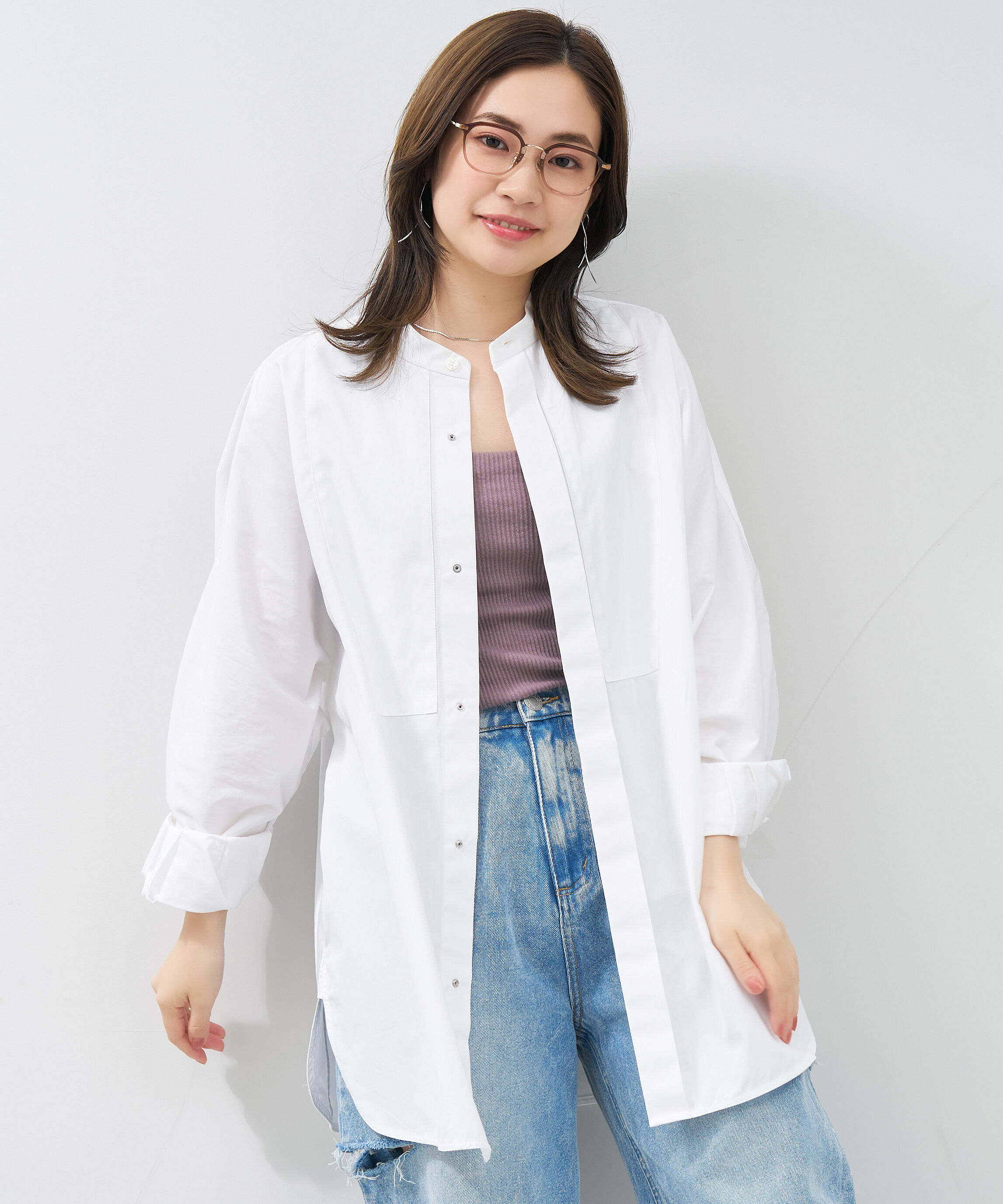  「ウェリントン型 大人可愛いメガネ トレンド感&times;きちんと感のあるデザイン｜黒縁 クリア レンズ交換券付き」|メガネ|