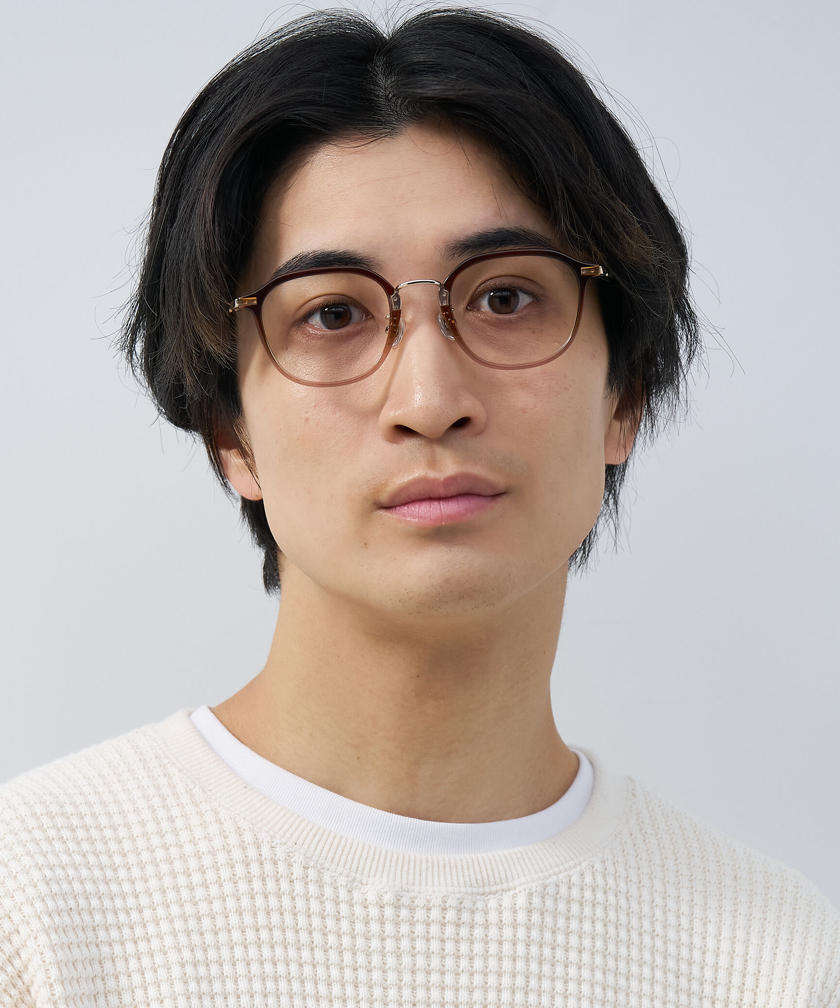  「ウェリントン型 大人可愛いメガネ トレンド感&times;きちんと感のあるデザイン｜黒縁 クリア レンズ交換券付き」|メガネ|