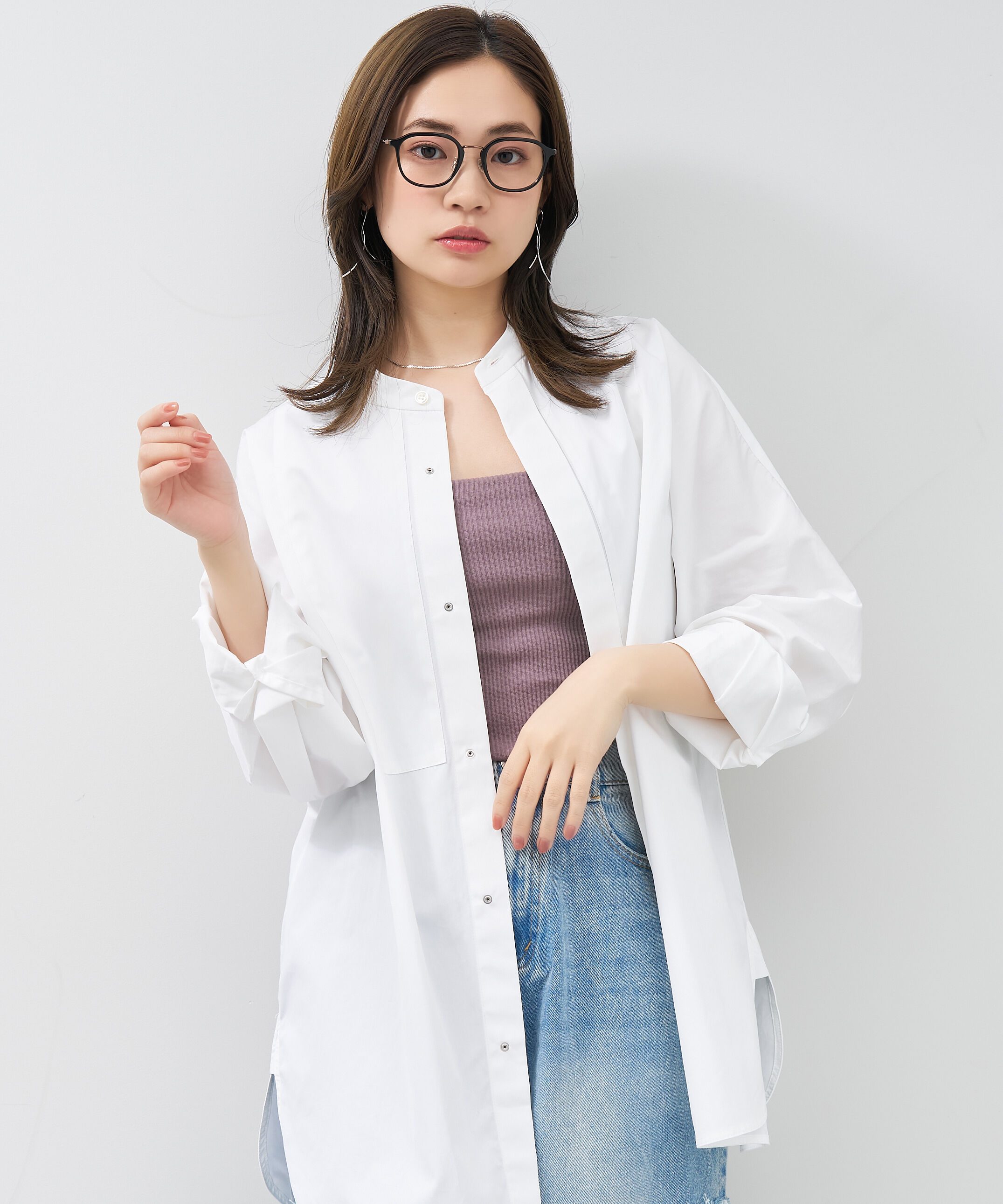  「ウェリントン型 大人可愛いメガネ トレンド感&times;きちんと感のあるデザイン｜黒縁 クリア レンズ交換券付き」|メガネ|