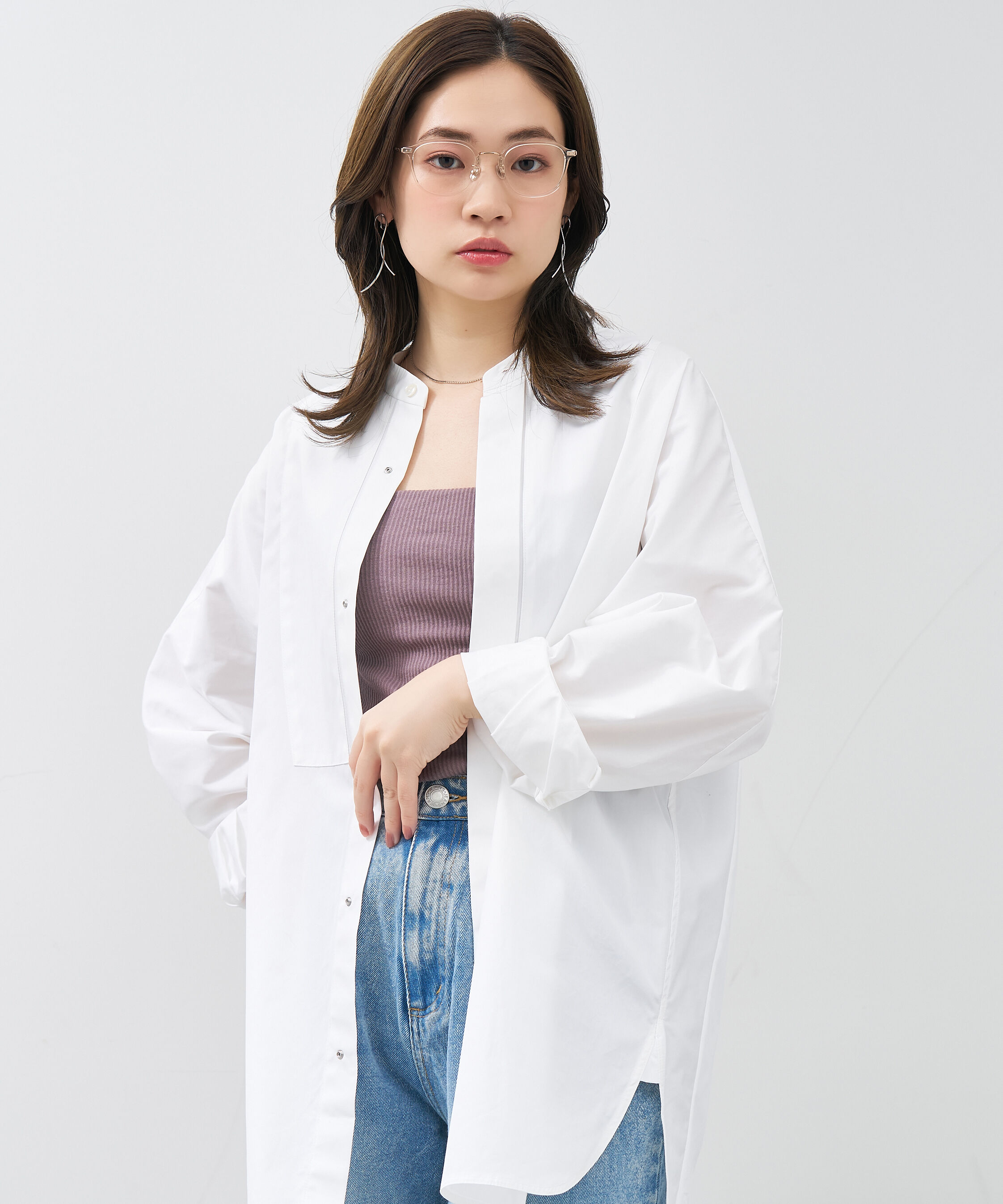  「ウェリントン型 大人可愛いメガネ トレンド感&times;きちんと感のあるデザイン｜黒縁 クリア レンズ交換券付き」|メガネ|