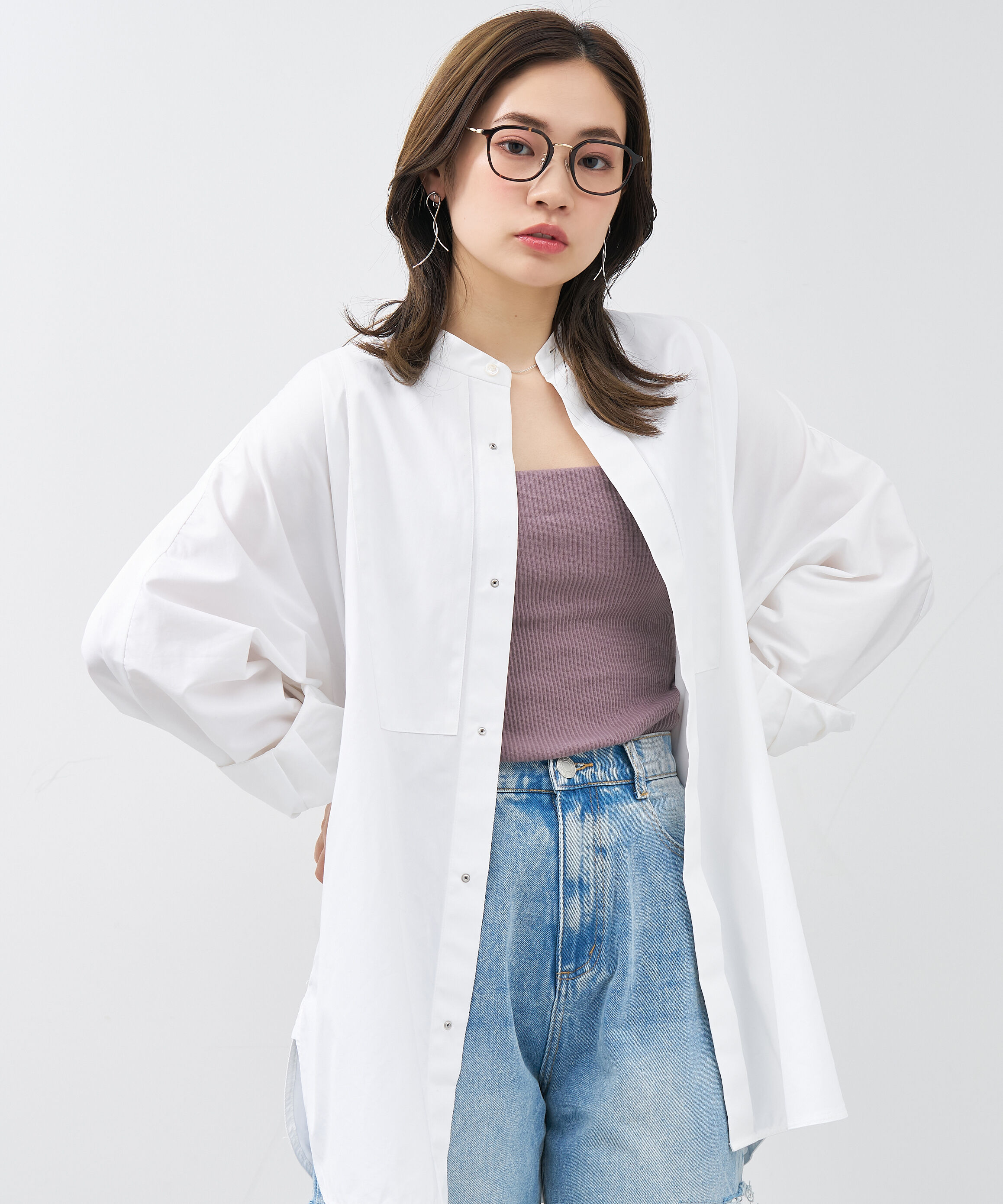  「ウェリントン型 大人可愛いメガネ トレンド感&times;きちんと感のあるデザイン｜黒縁 クリア レンズ交換券付き」|メガネ|