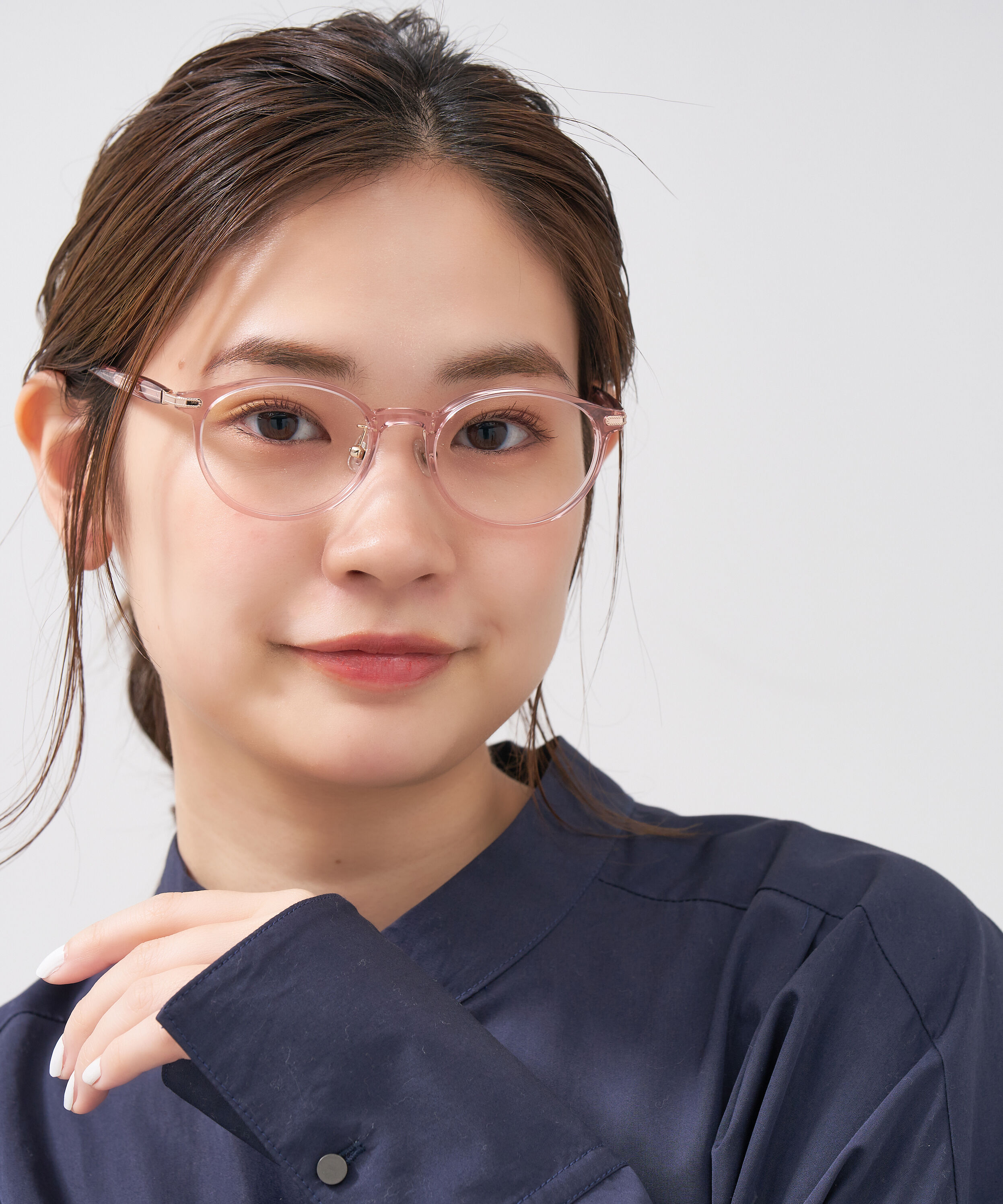  「オーバル型 メガネ｜上品で高級感のある 大人可愛いメガネ フェミニン レンズ交換券付き STANDARD MUSE」|メガネ|