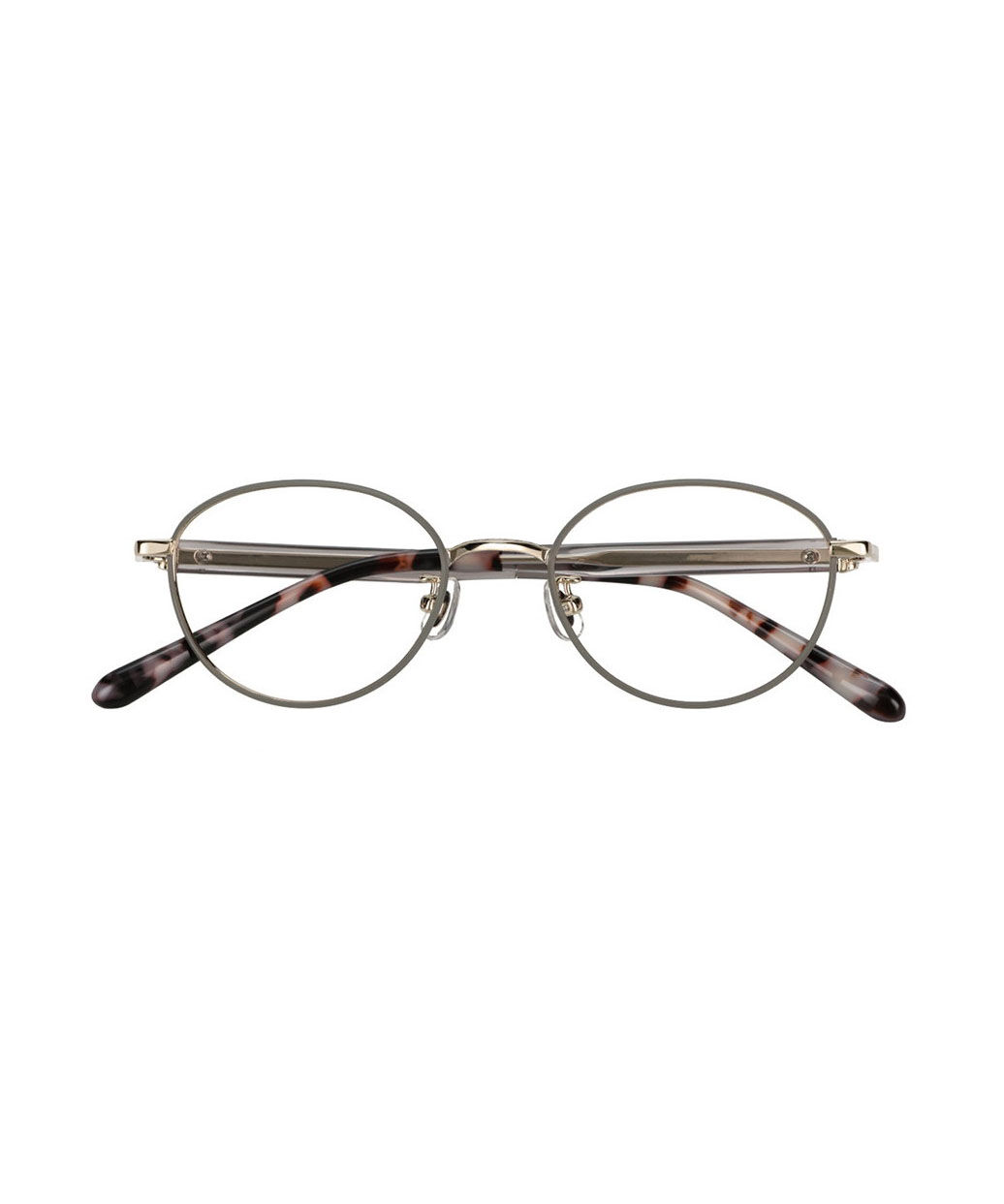  「オーバル型 メガネ｜上品で高級感のある 大人可愛いメガネ フェミニン レンズ交換券付き STANDARD MUSE」|メガネ|