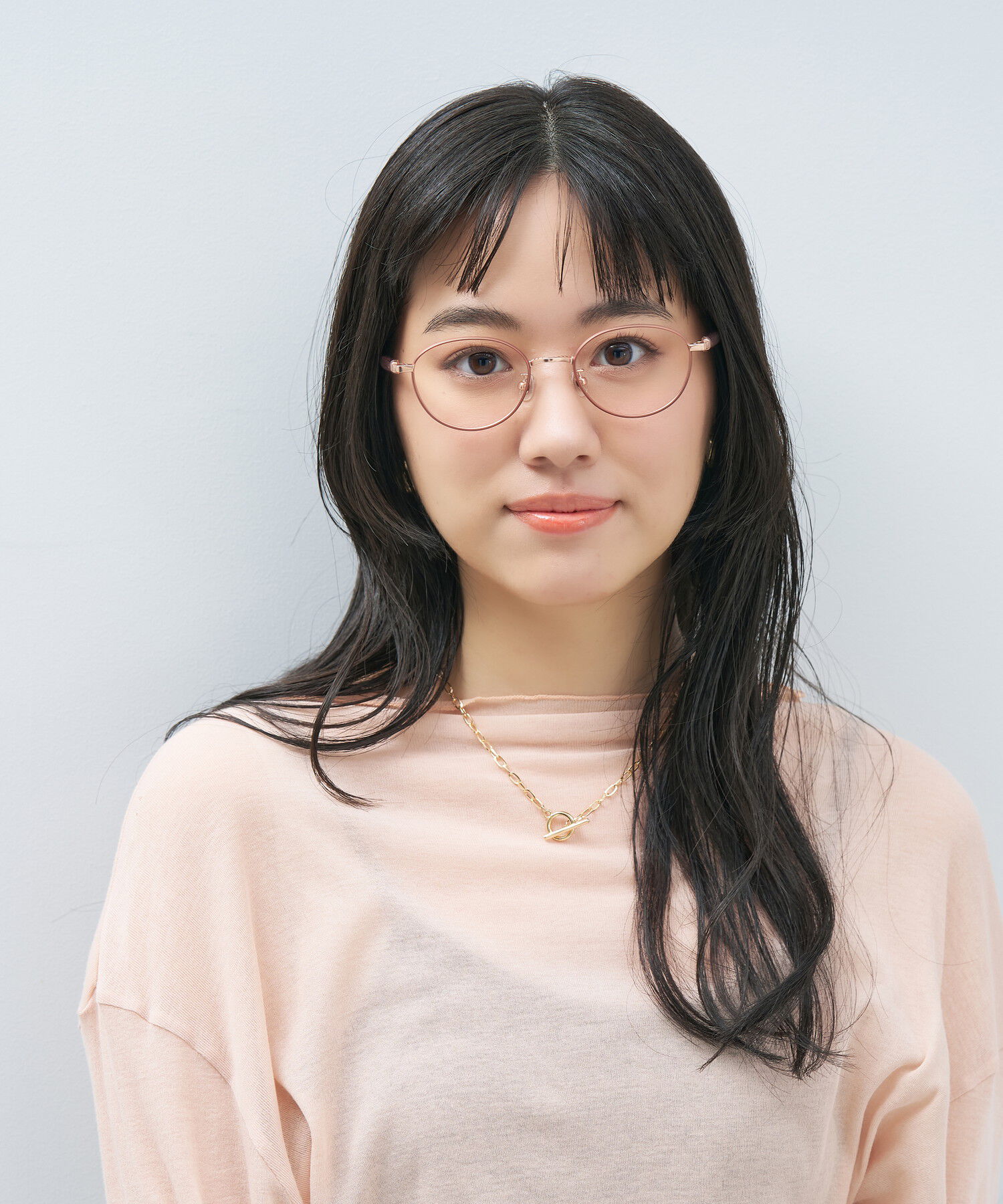  「オーバル型 メガネ｜上品で高級感のある 大人可愛いメガネ フェミニン レンズ交換券付き STANDARD MUSE」|メガネ|