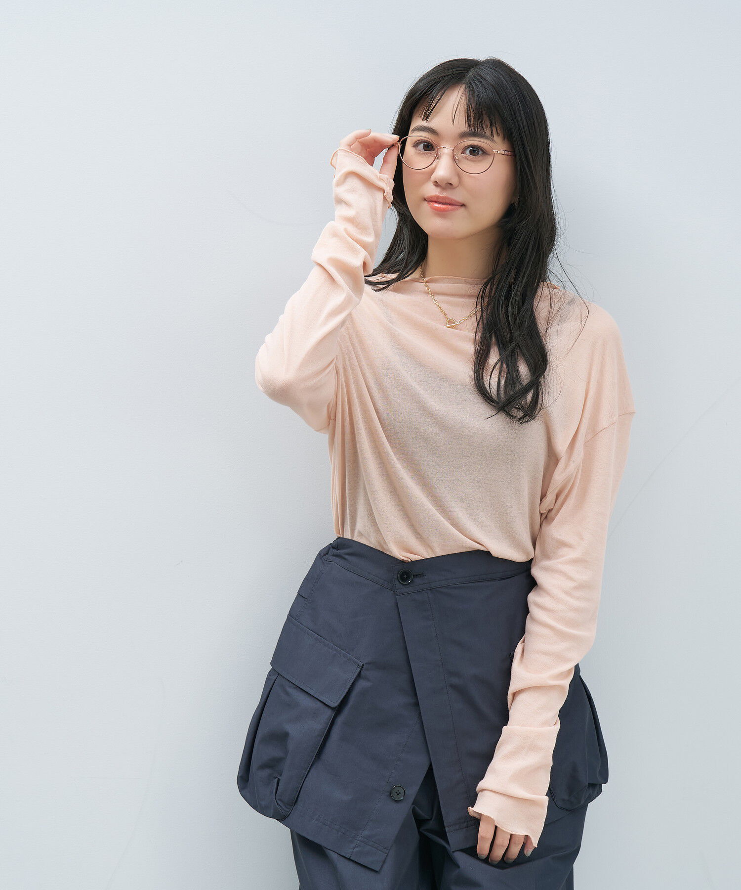  「オーバル型 メガネ｜上品で高級感のある 大人可愛いメガネ フェミニン レンズ交換券付き STANDARD MUSE」|メガネ|