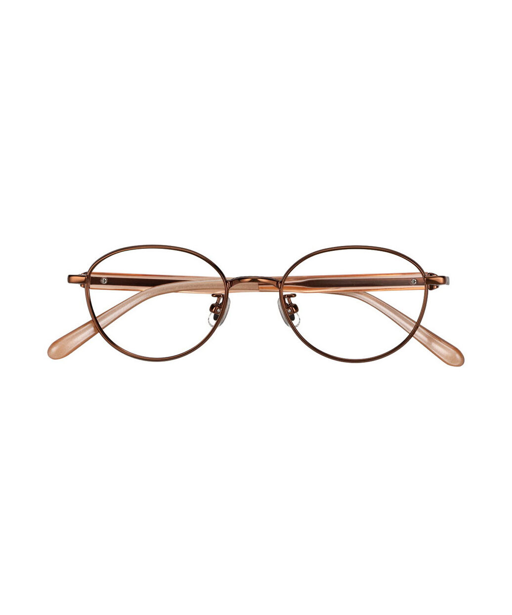  「オーバル型 メガネ｜上品で高級感のある 大人可愛いメガネ フェミニン レンズ交換券付き STANDARD MUSE」|メガネ|