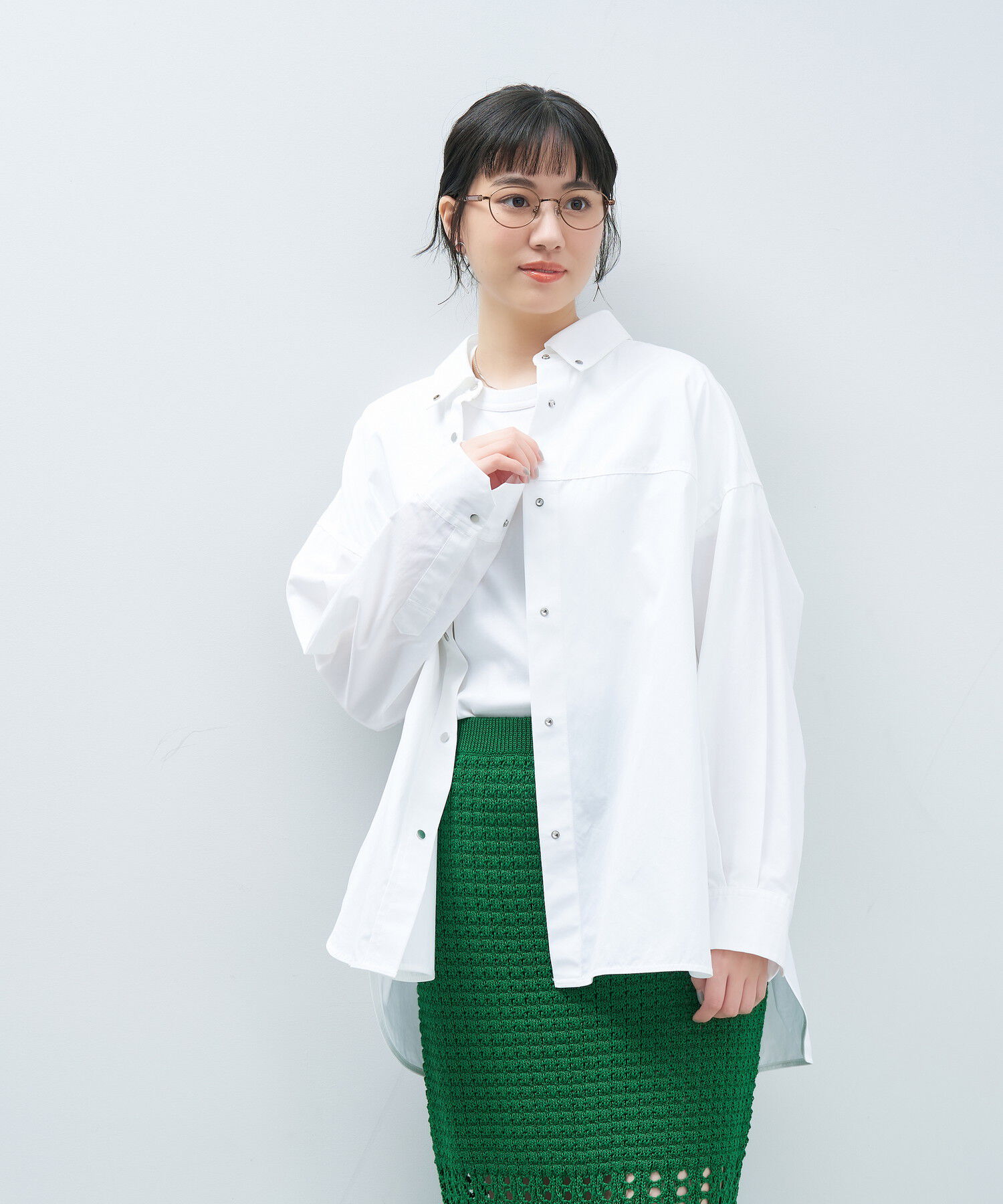  「オーバル型 メガネ｜上品で高級感のある 大人可愛いメガネ フェミニン レンズ交換券付き STANDARD MUSE」|メガネ|