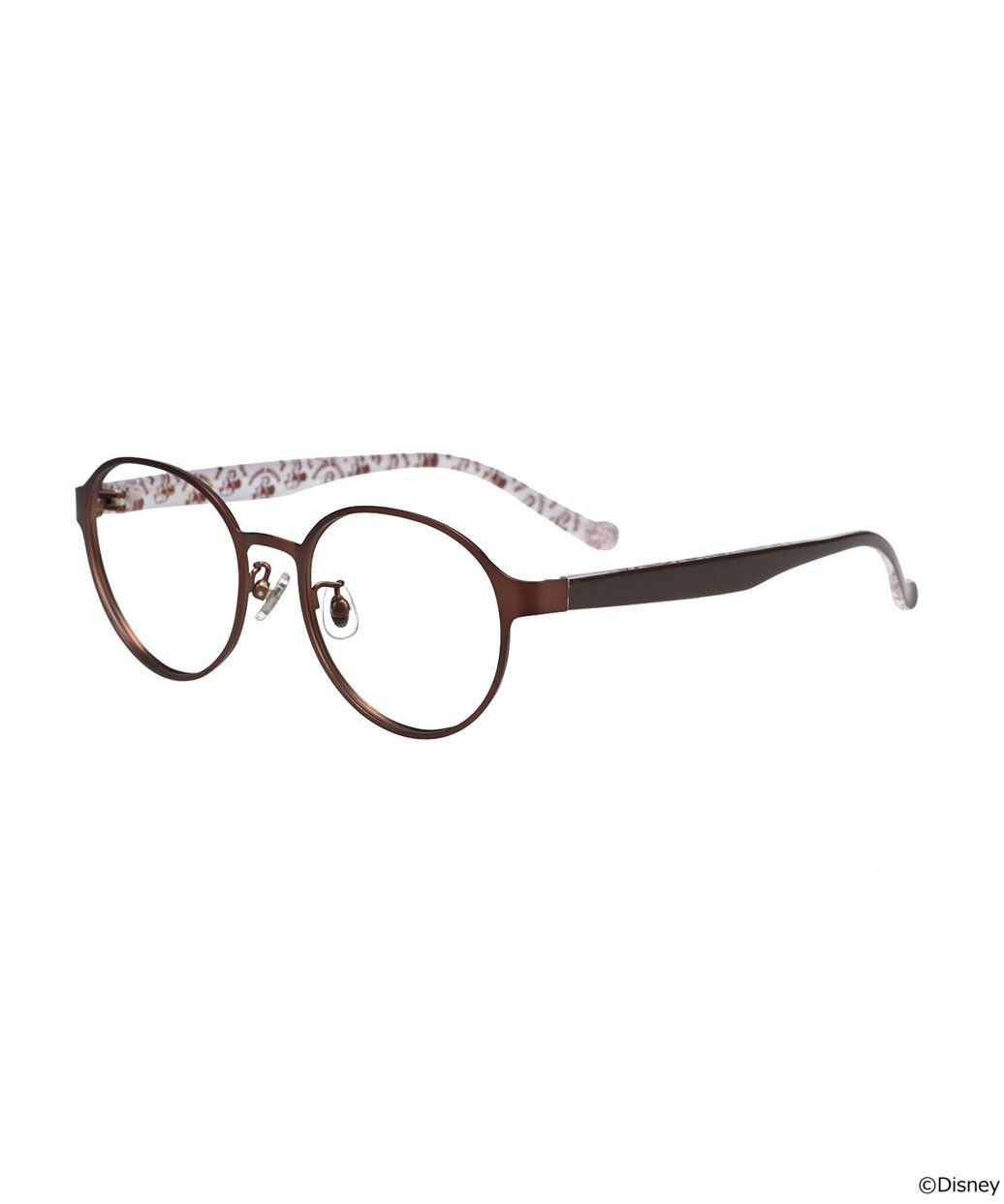  「ボストン型 メガネ Disney Collection created by Zoff Mickey & Friends ディズニー レンズ交換券付き」|メガネ|薄ブラウン2