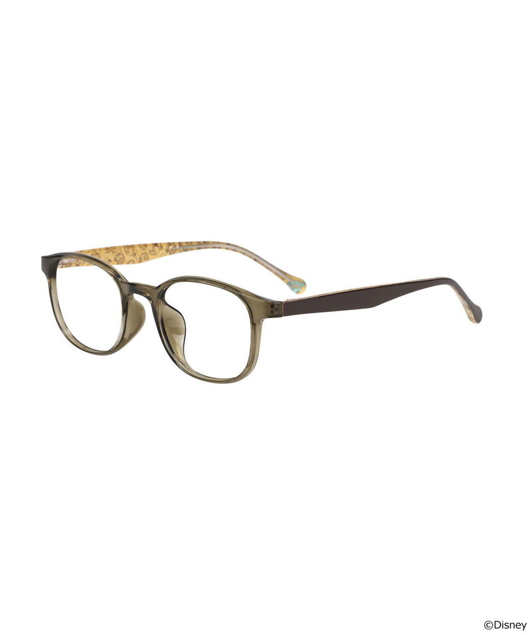  「ウェリントン型 メガネ Disney Collection created by Zoff Mickey & Friends ディズニー レンズ交換券付き」|メガネ|薄オリーブ