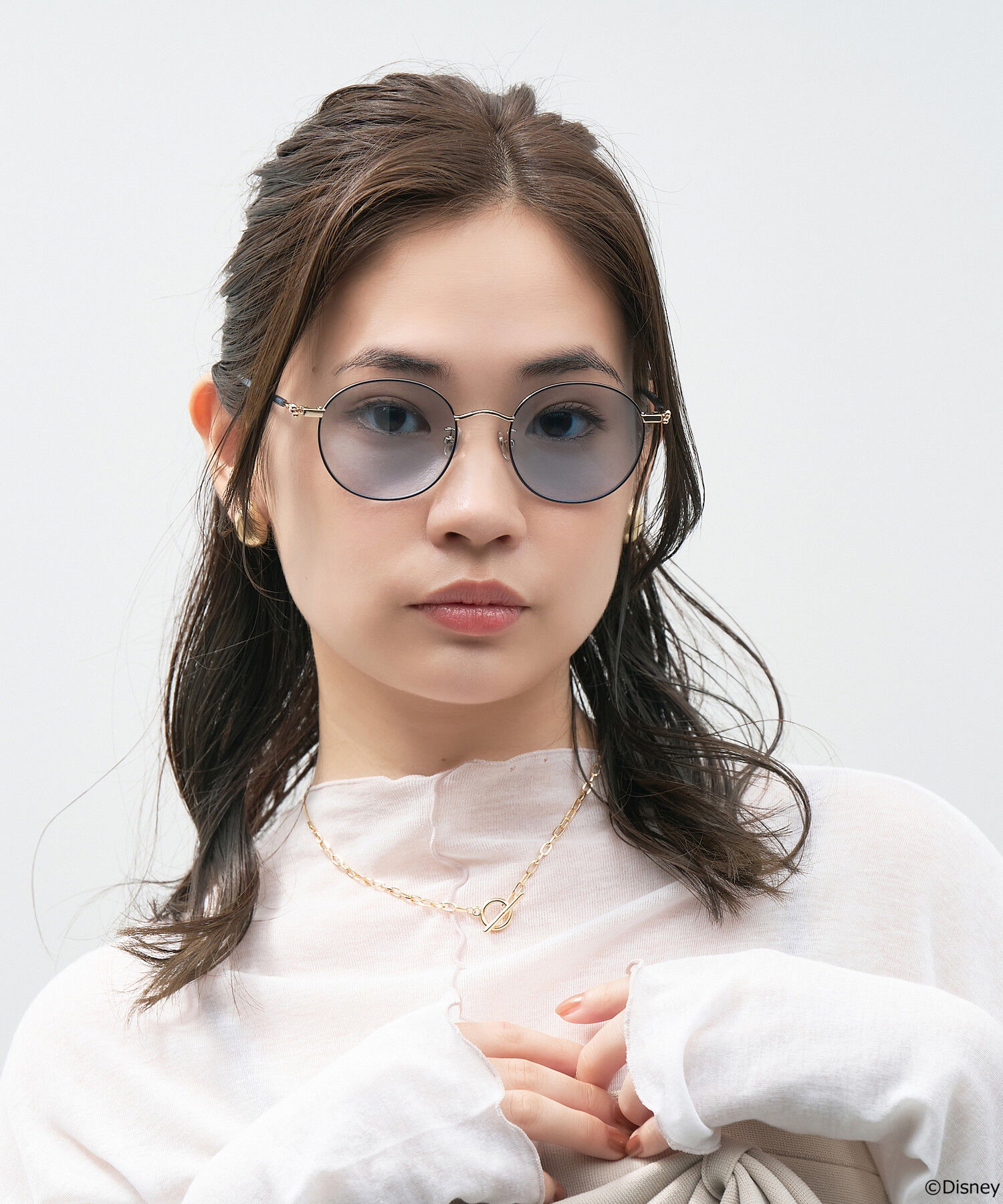  「ボストン型 サングラス Disney Collection created by Zoff &rdquo;Sunglasses&rdquo; ディズニー」|サングラス|ネイビー1