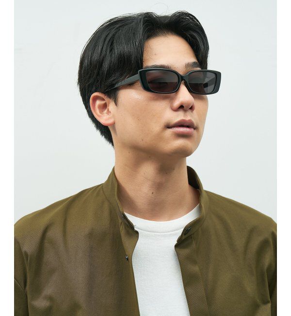  「【WEB限定】スクエア型 サングラス｜Y2K│紫外線対策│Zoff 横長 韓国ファッション」|サングラス|