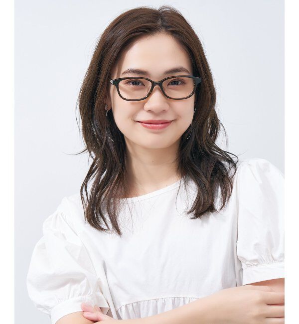  「スクエア型 メガネ きちんと感と上質感あふれるフレーム ｜Zoff｜BASIC STYLE   レンズ交換券付」|メガネ|