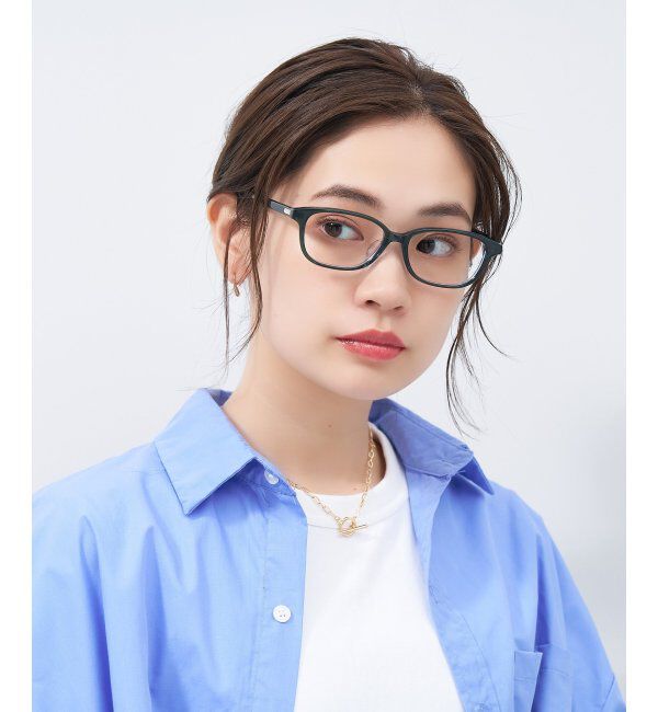  「スクエア型 メガネ きちんと感と上質感あふれるフレーム ｜Zoff｜BASIC STYLE   レンズ交換券付」|メガネ|