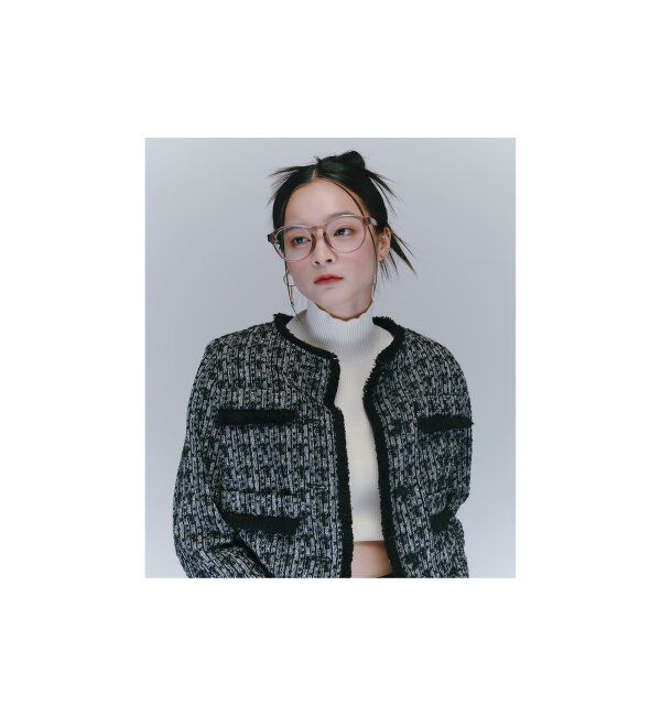  「ボストン型 メガネ│小顔効果 プラスチックフレーム│ビッグシェイプ｜ レンズ交換券付」|メガネ|