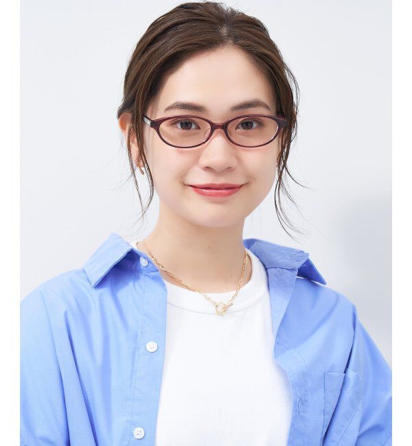  「オーバル型 メガネ｜きちんと感と上質感あふれるフレーム  レンズ交換券付」|メガネ|