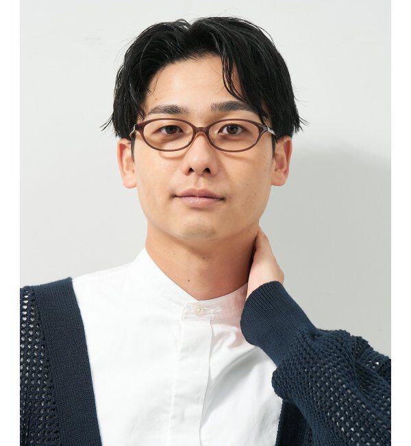  「オーバル型 メガネ｜きちんと感と上質感あふれるフレーム  レンズ交換券付」|メガネ|