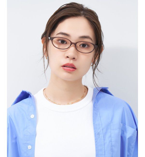  「オーバル型 メガネ｜きちんと感と上質感あふれるフレーム  レンズ交換券付」|メガネ|