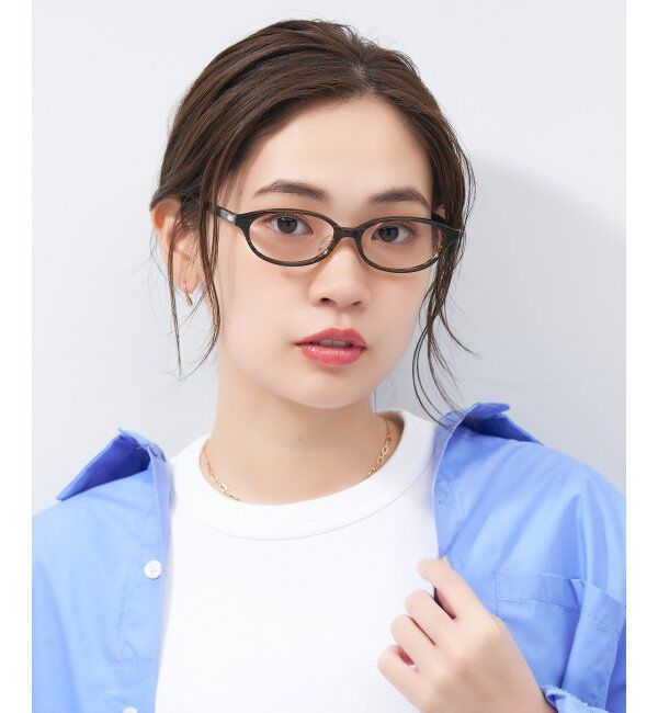  「オーバル型 メガネ｜きちんと感と上質感あふれるフレーム  レンズ交換券付」|メガネ|