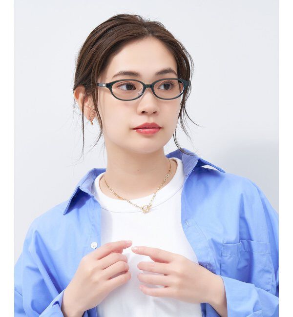  「オーバル型 メガネ｜きちんと感と上質感あふれるフレーム  レンズ交換券付」|メガネ|