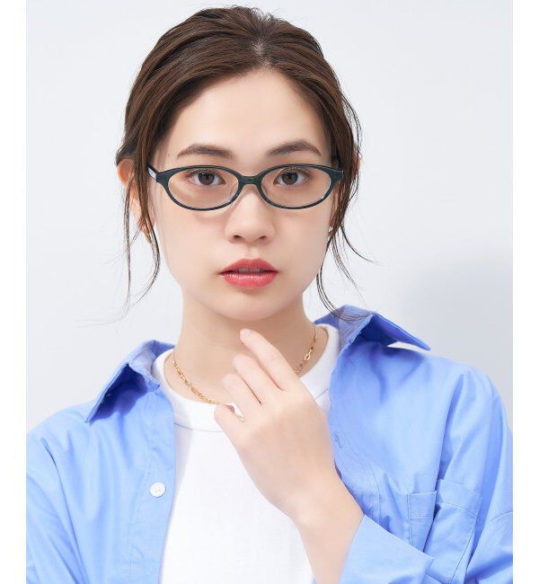  「オーバル型 メガネ｜きちんと感と上質感あふれるフレーム  レンズ交換券付」|メガネ|
