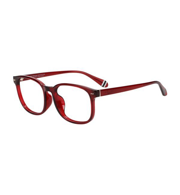  「ウェリントン型 メガネ│綺麗め プラスチックフレーム│レトロ｜ レンズ交換券付」|メガネ|