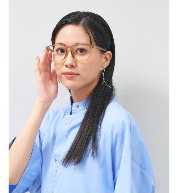  「ウェリントン型 メガネ│綺麗め プラスチックフレーム│レトロ｜ レンズ交換券付」|メガネ|