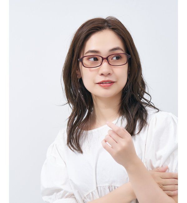  「スクエア型 メガネ｜ユニセックス 上質感のあるフレーム  レンズ交換券付」|メガネ|