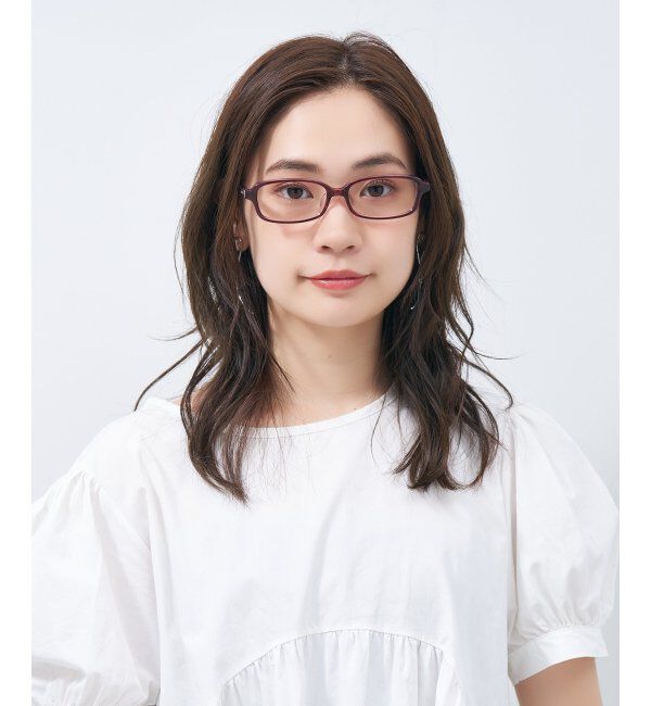  「スクエア型 メガネ｜ユニセックス 上質感のあるフレーム  レンズ交換券付」|メガネ|