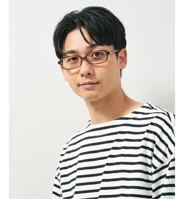  「スクエア型 メガネ｜ユニセックス 上質感のあるフレーム  レンズ交換券付」|メガネ|