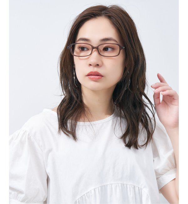  「スクエア型 メガネ｜ユニセックス 上質感のあるフレーム  レンズ交換券付」|メガネ|