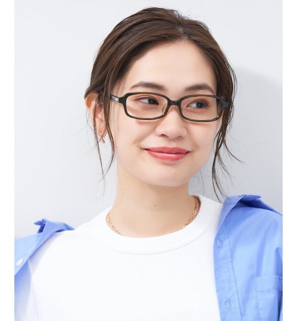  「スクエア型 メガネ｜ユニセックス 上質感のあるフレーム  レンズ交換券付」|メガネ|