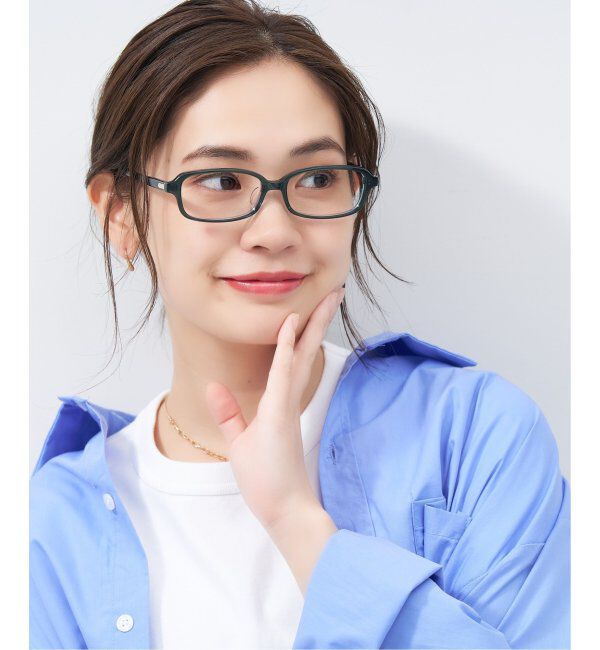  「スクエア型 メガネ｜ユニセックス 上質感のあるフレーム  レンズ交換券付」|メガネ|