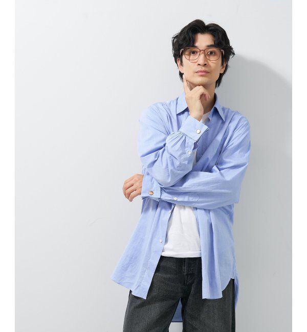  「ウェリントン型 メガネ│ズレ落ちにくい レザー調のラバーテンプルがオシャレなフレーム｜ レンズ交換券付」|メガネ|