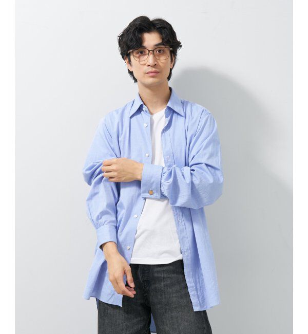  「ウェリントン型 メガネ│ズレ落ちにくい レザー調のラバーテンプルがオシャレなフレーム｜ レンズ交換券付」|メガネ|濃ブラウン1