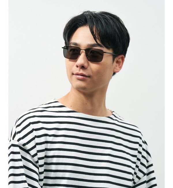  「ウェリントン型 サングラス│メタルフレーム｜偏光機能搭載 │紫外線対策 アウトドア」|サングラス|