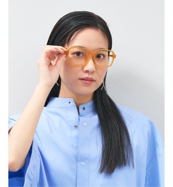  「ウェリントン型 メガネ│四角 黒縁 大きめ プラスチックフレーム│レトロ｜ レンズ交換券付」|メガネ|