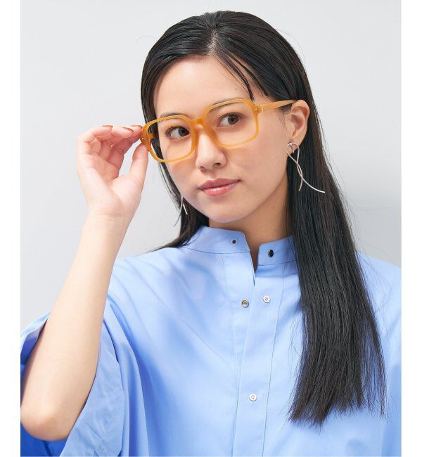  「ウェリントン型 メガネ│四角 黒縁 大きめ プラスチックフレーム│レトロ｜ レンズ交換券付」|メガネ|