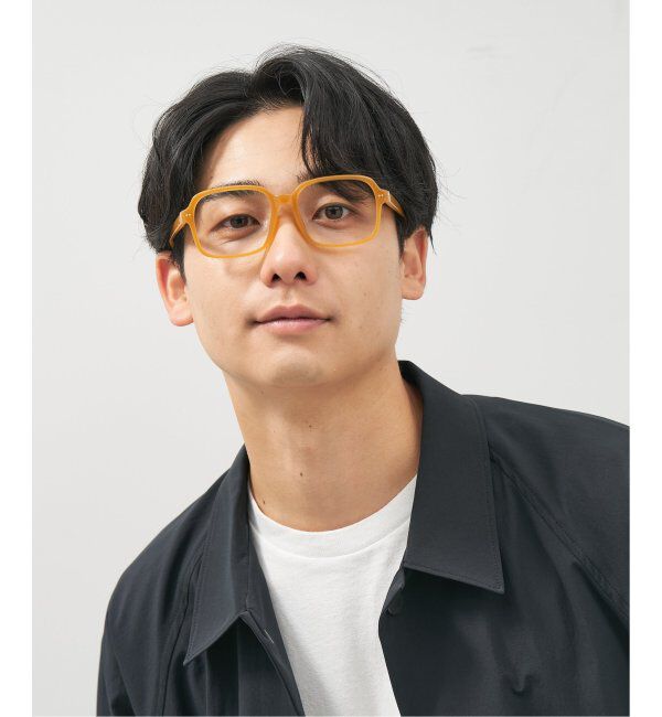  「ウェリントン型 メガネ│四角 黒縁 大きめ プラスチックフレーム│レトロ｜ レンズ交換券付」|メガネ|