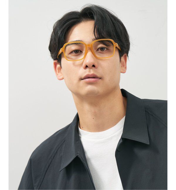  「ウェリントン型 メガネ│四角 黒縁 大きめ プラスチックフレーム│レトロ｜ レンズ交換券付」|メガネ|