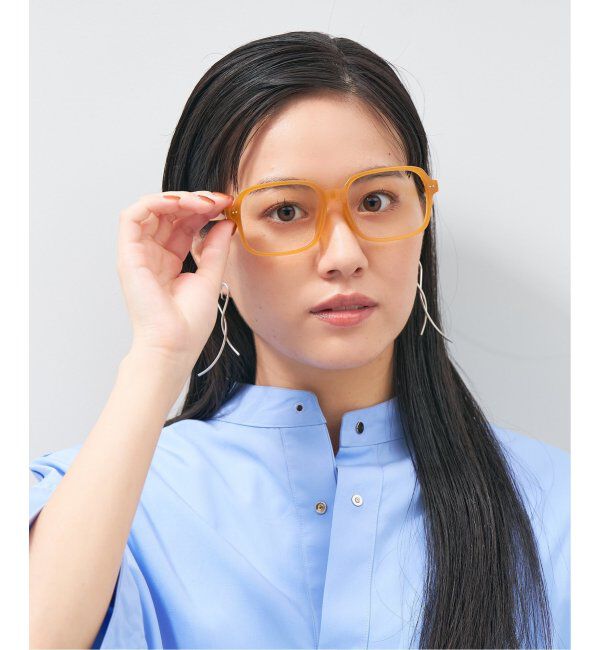  「ウェリントン型 メガネ│四角 黒縁 大きめ プラスチックフレーム│レトロ｜ レンズ交換券付」|メガネ|