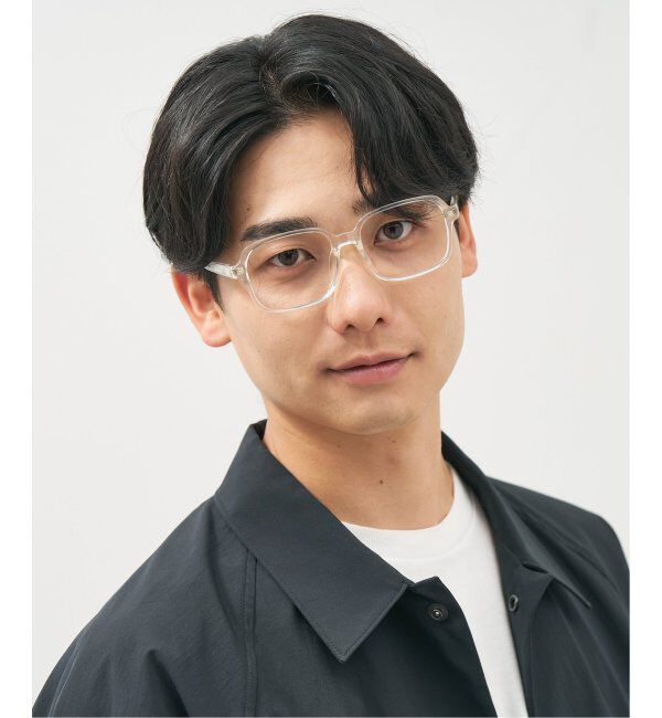  「ウェリントン型 メガネ│四角 黒縁 大きめ プラスチックフレーム│レトロ｜ レンズ交換券付」|メガネ|