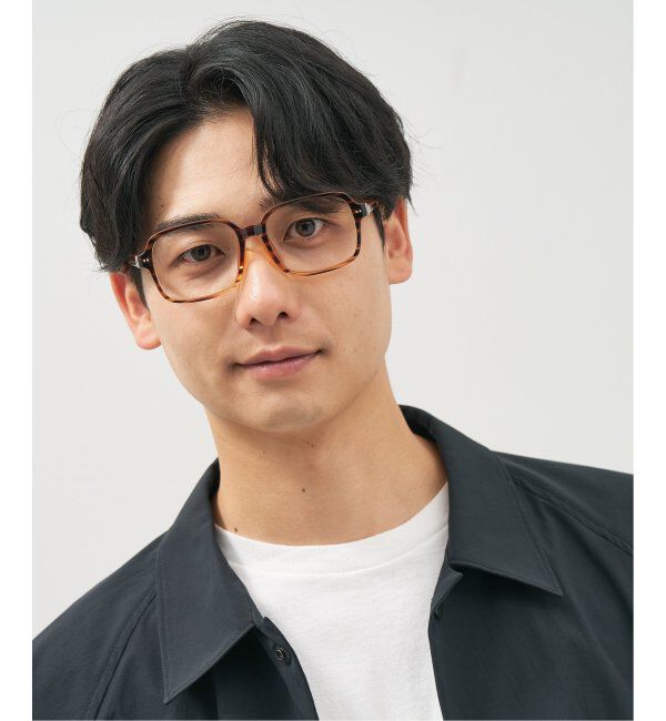  「ウェリントン型 メガネ│四角 黒縁 大きめ プラスチックフレーム│レトロ｜ レンズ交換券付」|メガネ|