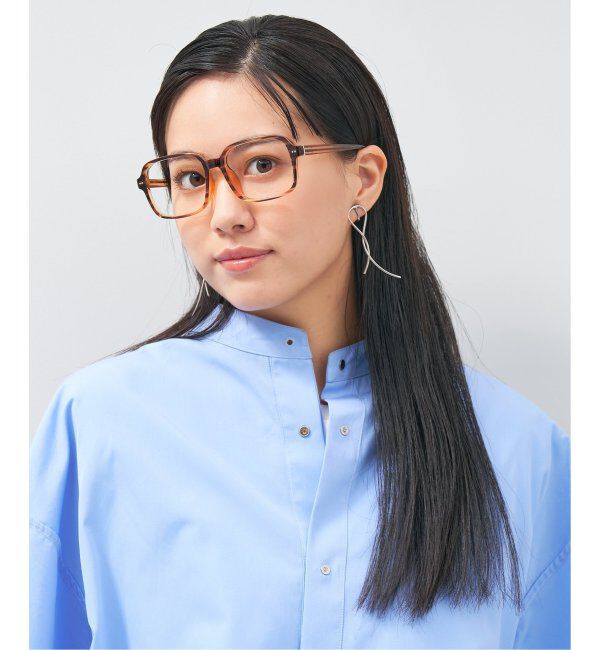  「ウェリントン型 メガネ│四角 黒縁 大きめ プラスチックフレーム│レトロ｜ レンズ交換券付」|メガネ|