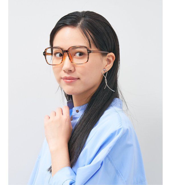  「ウェリントン型 メガネ│四角 黒縁 大きめ プラスチックフレーム│レトロ｜ レンズ交換券付」|メガネ|