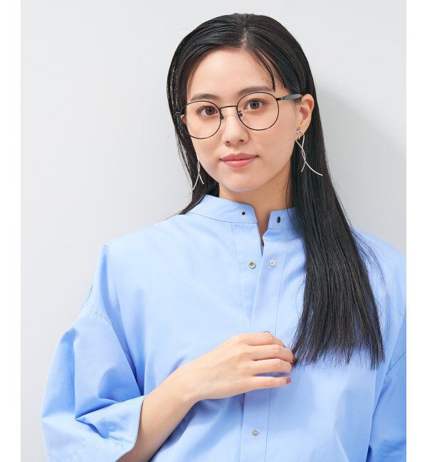  「ボストン型 丸型 メガネ│メタルフレーム│レトロ｜  レンズ交換券付」|メガネ|