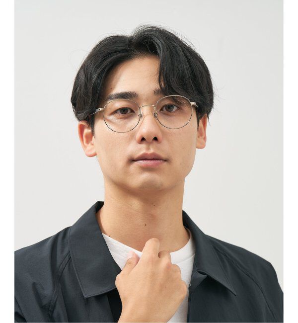  「ボストン型 丸型 メガネ│メタルフレーム│レトロ｜  レンズ交換券付」|メガネ|