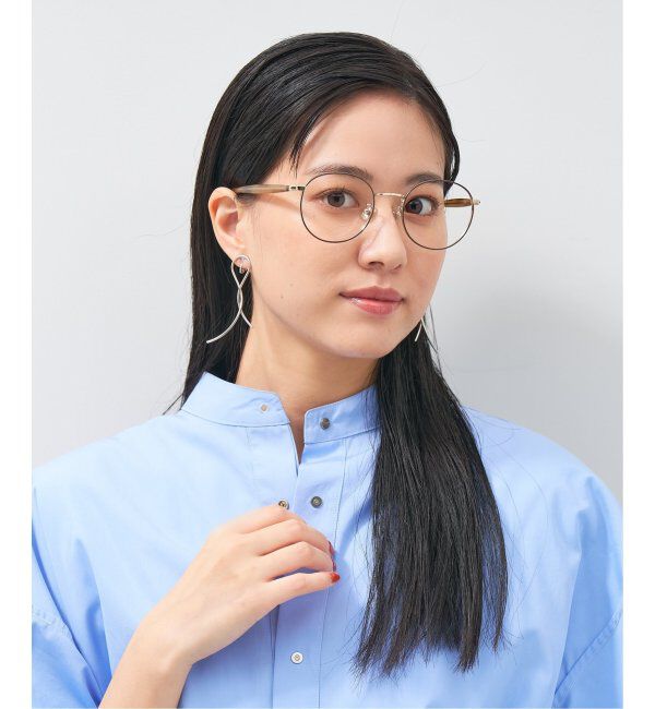  「ボストン型 丸型 メガネ│メタルフレーム│レトロ｜  レンズ交換券付」|メガネ|